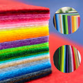 Calefow Felt Fabric Sheets Craft Kit 60PCS 6x8in Multicolor Sewing Modern by Deal US