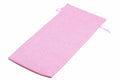 Viamto 10pcs Pink Burlap Wine Bags Drawstring Lining 15x35cm Gift Pouches by Deal US
