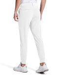 SERAMY Men's Golf Joggers Slim Fit Stretch Sweatpants 5 Pockets White Size XXL by Deal US