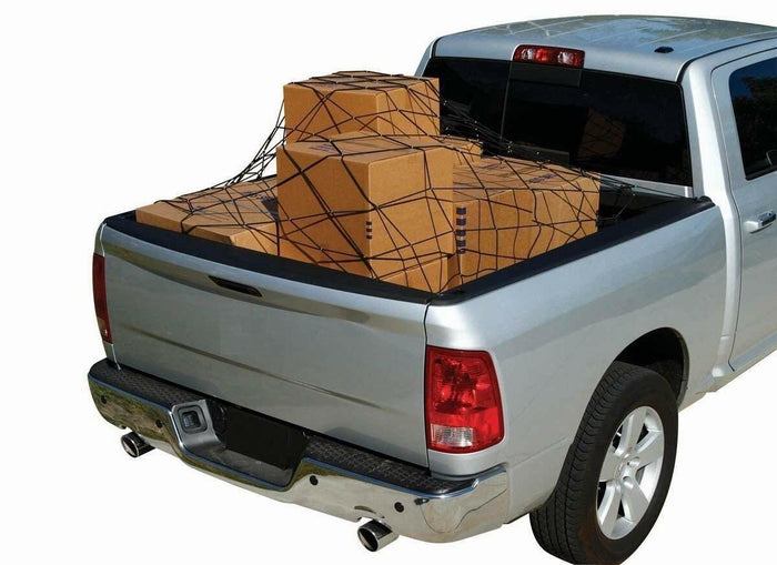 Trunknets Inc Cargo Net Bed Tie Down Hooks Chevy Silverado 66x98 by Deal US