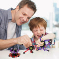 Deformation Fingertip Decompression Mechanical Gyroscope DIY Chain Red+Purple by Deal US