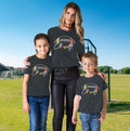 Game Day Family Matching Funny Football Graphic T-Shirt Chinese Size 150 by Deal US