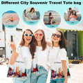 EIXU Chicago Souvenirs Girls Trip Tote Bag Reusable Beach Bag Multi by Deal US