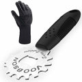 VOOBSON Grill Scraper Stainless Steel Extended Handle Bottle Opener Gloves by Deal US