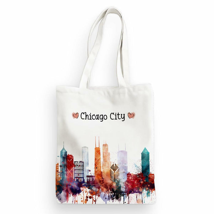 EIXU Chicago Souvenirs Girls Trip Tote Bag Reusable Beach Bag Multi by Deal US