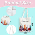 EIXU Chicago Souvenirs Girls Trip Tote Bag Reusable Beach Bag Multi by Deal US