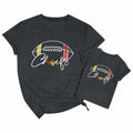Game Day Family Matching Funny Football Graphic T-Shirt Chinese Size 150 by Deal US
