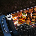 VOOBSON Grill Scraper Stainless Steel Extended Handle Bottle Opener Gloves by Deal US