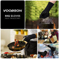 VOOBSON Grill Scraper Stainless Steel Extended Handle Bottle Opener Gloves by Deal US