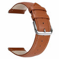 Narako Genuine Calf Leather Watch Band Stainless Steel Buckle 24mm Light Brown by Deal US