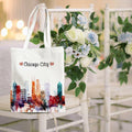 EIXU Chicago Souvenirs Girls Trip Tote Bag Reusable Beach Bag Multi by Deal US