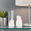 NYSCURE Ceramic Rabbit Figurine Sitting Statue Home Decor 4.8 Inch by Deal US