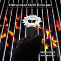 VOOBSON Grill Scraper Stainless Steel Extended Handle Bottle Opener Gloves by Deal US