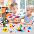 [Like New] Dinosaur Play Dough Set for Kids 3-8, Bulk Pack w/ Noodle Maker & Tools by Deal US