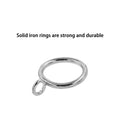 40 Pack Shower Curtain Rings Rust Proof Metal Decorative Hooks for Bathroom by Deal US