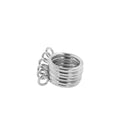 40 Pack Shower Curtain Rings Rust Proof Metal Decorative Hooks for Bathroom by Deal US