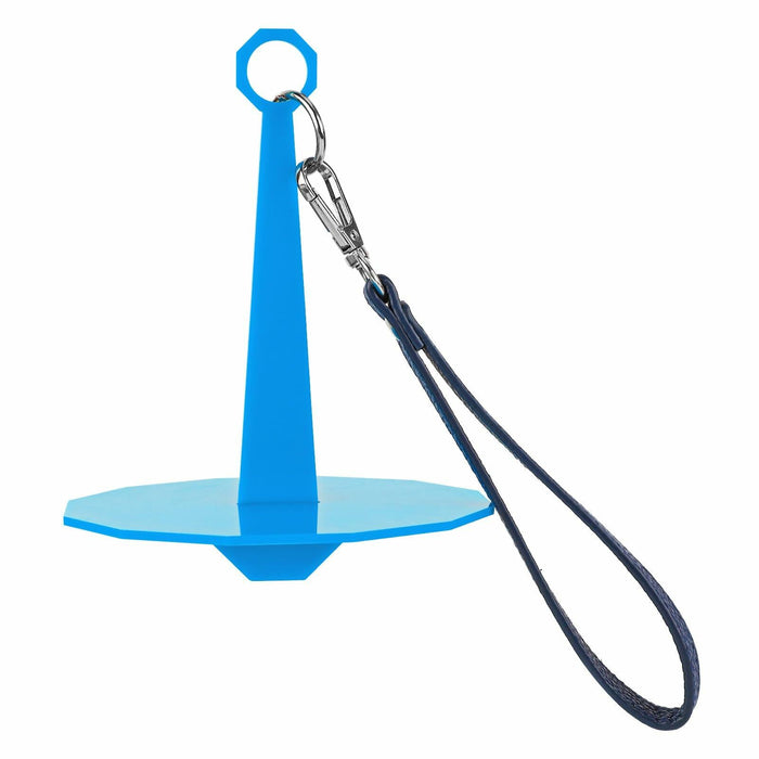 Portable Wrist Yarn Holder with Leather Strap Yarn Ball Organizer Blue by Deal US