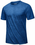 Mens Gym Dry Fast Workout T Shirt Medium Blue Size M by Deal US