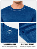 Mens Gym Dry Fast Workout T Shirt Medium Blue Size M by Deal US