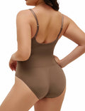 Homma Tummy Control Seamless Shapewear Bodysuit Coffee Size S by Deal US