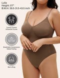 Homma Tummy Control Seamless Shapewear Bodysuit Coffee Size S by Deal US