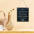ARTAWEIN Bathroom Rules Wall Art Sign Rustic Humorous Decor by Deal US