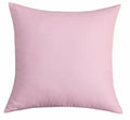 TangDepot Handmade Decorative Cotton Canvas Throw Pillow Covers 14x14 Salmon by Deal US