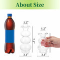 Hewory Glass Bubble Bud Vase Small Clear Glass Flower Vase for Single Stem by Deal US