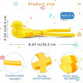 Onigiri Mold 3 Pcs Non-Stick Duck 3D Animal Rice Ball Maker with 100 Gloves by Deal US