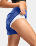 G Gradual Women's 3" Running Shorts Mesh Liner Phone Pockets Blue Size XS by Deal US