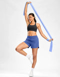G Gradual Women's 3" Running Shorts Mesh Liner Phone Pockets Blue Size XS by Deal US