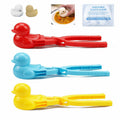 Onigiri Mold 3 Pcs Non-Stick Duck 3D Animal Rice Ball Maker with 100 Gloves by Deal US