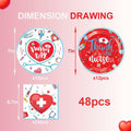 48pcs Nurse Graduation Party Supplies 24 Dessert Plates 24 Napkins by Deal US