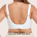 Gailife Nursing Bra Maternity Seamless Bralettes with Extenders White Size M by Deal US