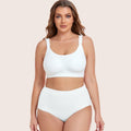 Gailife Nursing Bra Maternity Seamless Bralettes with Extenders White Size M by Deal US