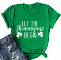St Patricks Day Shirt Women Shamrock Funny Tee Green Size M by Deal US