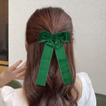 6 Colors Velvet Bow Hair Ties Hair Styling Accessories for Women Girls by Deal US