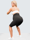 QoBexim Womens Maternity Yoga Shorts Over Belly Comfy Black Freesize by Deal US
