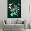 Umootek Night Jungle Tapestry Wall Hanging Darkgreen 37x29 in