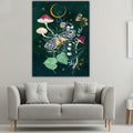Umootek Night Jungle Tapestry Wall Hanging Darkgreen 37x29 in by Deal US
