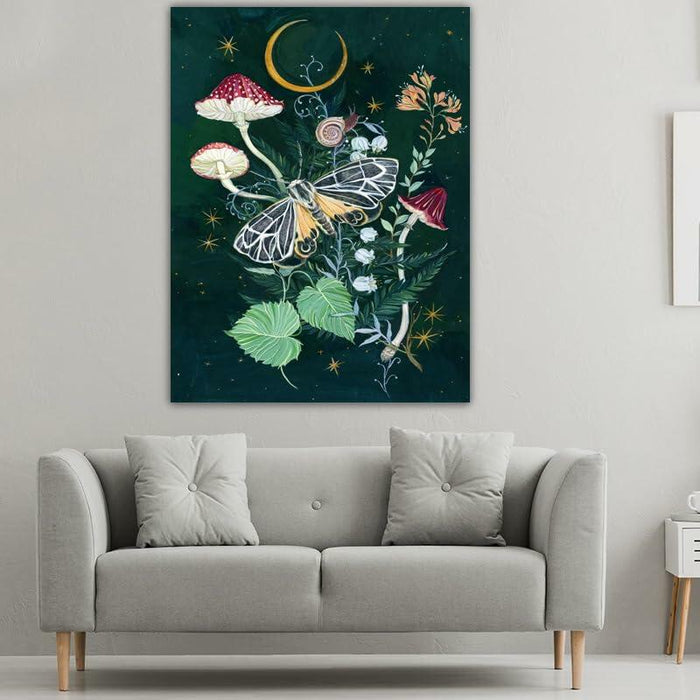 Umootek Night Jungle Tapestry Wall Hanging Darkgreen 37x29 in by Deal US