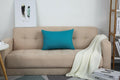 TangDepot Cotton Solid Throw Pillow Cover Coffee 12x18 1 Count by Deal US