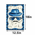 Linen Blue Fathers Day Garden Flag Double Sided 12.5x18 Inch by Deal US
