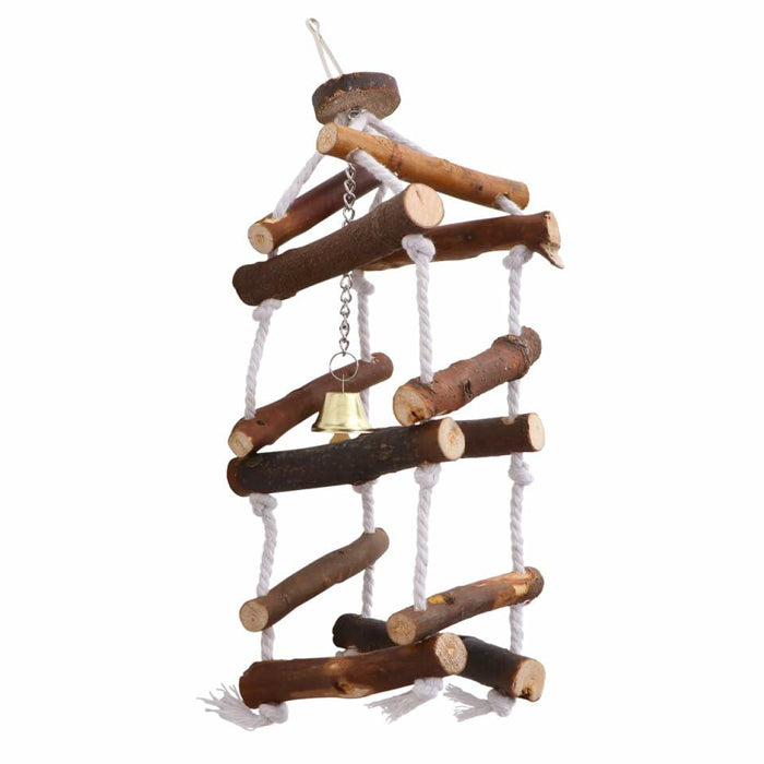 balacoo Wooden Bird Swing Perch Stand for Parakeets Conures Lovebirds by Deal US