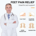 BIGGCOOL Arch Support Bands Adjustable for Flat Feet Pain Relief Compression by Deal US