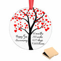 Fipsieneml 5th Anniversary Acrylic Ornament 5 Year Couples HL-AC-12 by Deal US