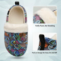 L-RUN Mens Slippers Soft Lightweight Slip-On Indoor Shoes Blue XL US by Deal US