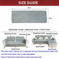 TAOMOCASTL Corduroy Sectional Sofa Cover Non Slip Washable Gray 28x70 1pc by Deal US