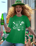 JMHACHY Women's St. Patrick's Shamrock T-Shirt Green Size S by Deal US