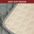 TAOMOCASTL Corduroy Sectional Sofa Cover Non Slip Washable Gray 28x70 1pc by Deal US